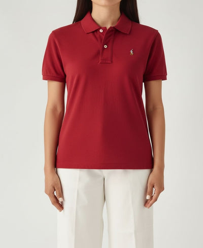 Camiseta Polo Pique Mujer Roja - Norva Select