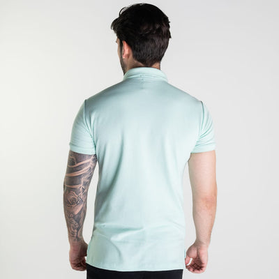 Camiseta Tipo Polo Aguamarina Clasica - Norva Select