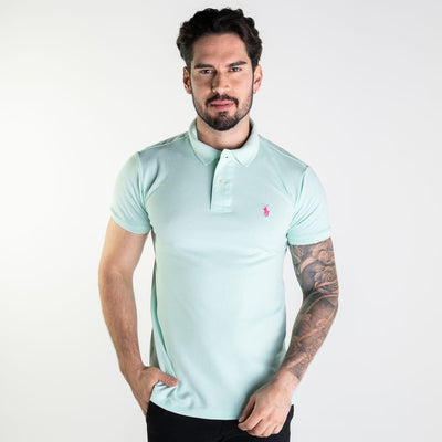 Camiseta Tipo Polo Aguamarina Clasica - Norva Select