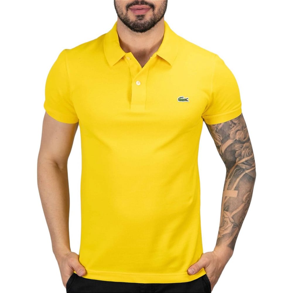 Camiseta Tipo Polo Amarilla LC - Norva Select