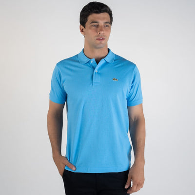 Camiseta Tipo Polo Azul Cielo LC - Norva Select