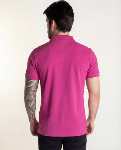 Camiseta Tipo Polo Fucsia PB - Norva Select