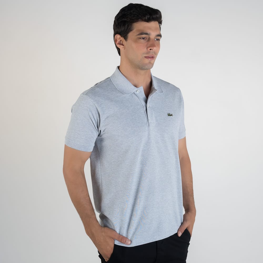 Camiseta Tipo Polo Gris LC - Norva Select