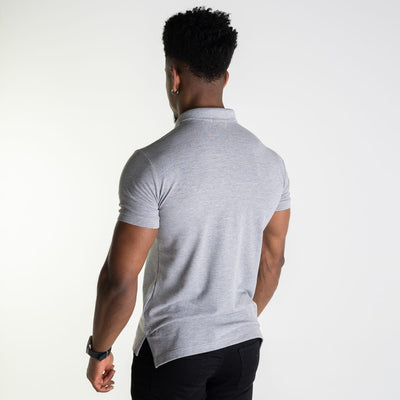 Camiseta Tipo Polo Gris Rain - Norva Select