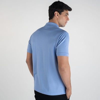 Camiseta Tipo Polo Lila LC - Norva Select