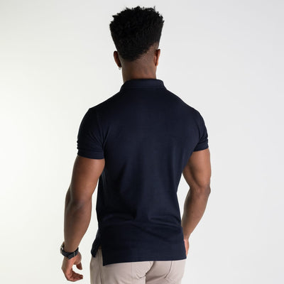 Camiseta Tipo Polo Oscuro Clasica - Norva Select