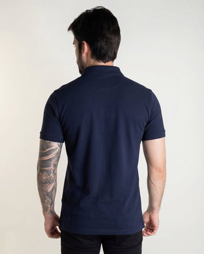 Camiseta Tipo Polo Oscuro PB - Norva Select