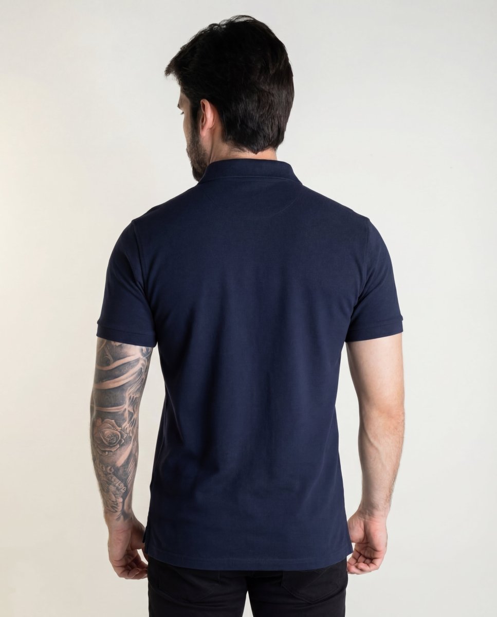 Camiseta Tipo Polo Oscuro PB - Norva Select