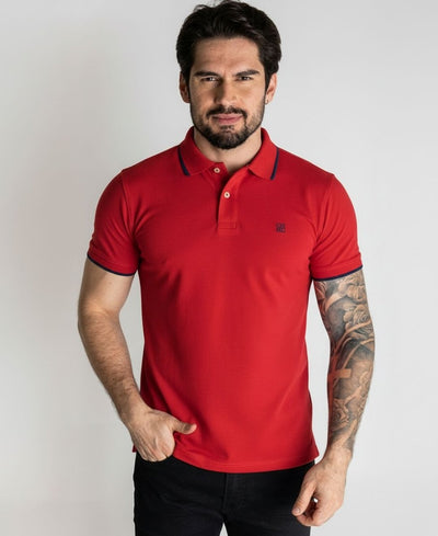 Camiseta Tipo Polo Roja CH - Norva Select