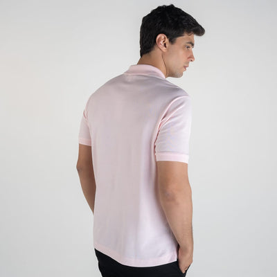 Camiseta Tipo Polo Rosa Pastel LC - Norva Select
