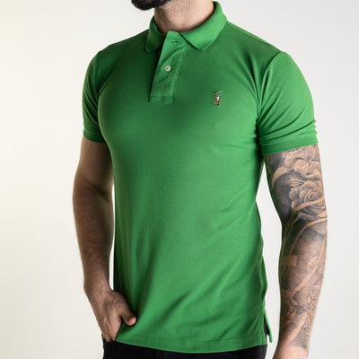 Camiseta Tipo Polo Verde Brasil Rain - Norva Select