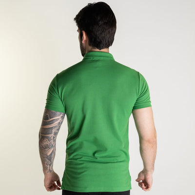 Camiseta Tipo Polo Verde Brasil Rain - Norva Select
