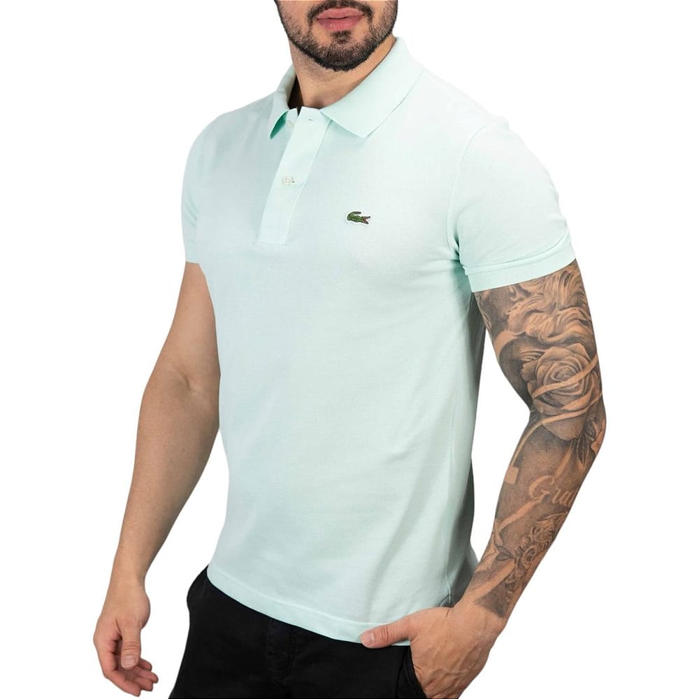 Camiseta Tipo Polo Verde Menta LC - Norva Select