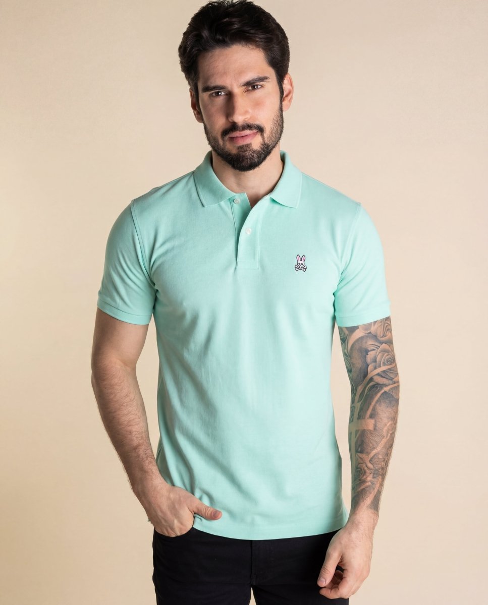 Camiseta Tipo Polo Verde Menta PB - Norva Select