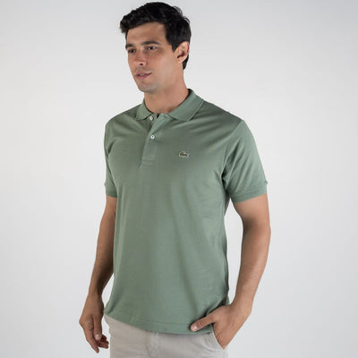Camiseta Tipo Polo Verde Oliva LC - Norva Select