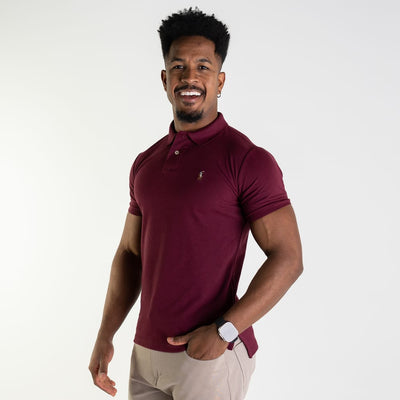 Camiseta Tipo Polo Vinotinto Rain - Norva Select