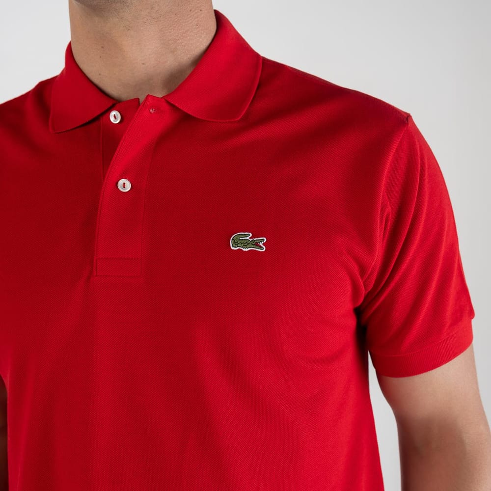Camiseta Tipo Polo Roja LC