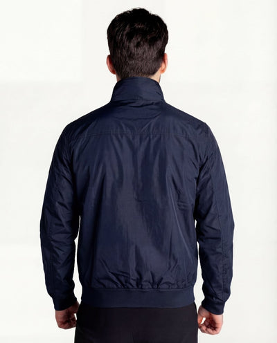 Chaqueta Cortavientos Hombre Azul Oscuro - Norva Select