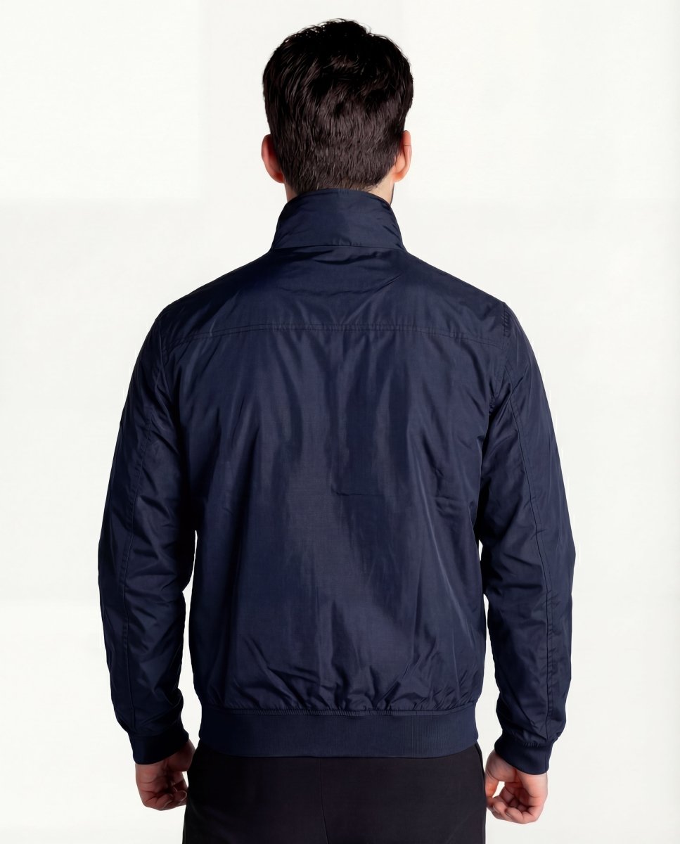 Chaqueta Cortavientos Hombre Azul Oscuro - Norva Select