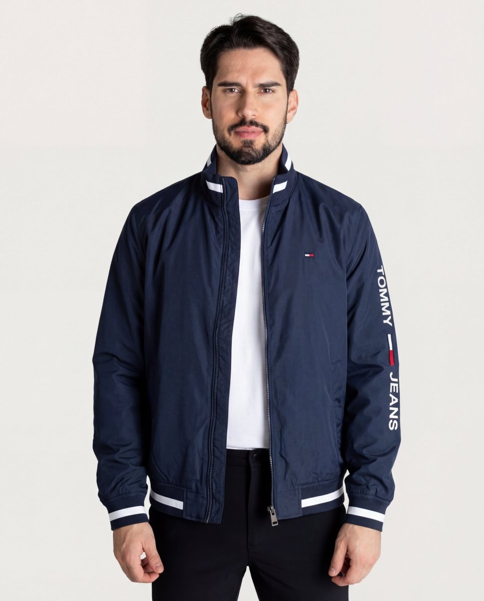 Chaqueta Cortavientos Hombre Azul Petroleo - Norva Select