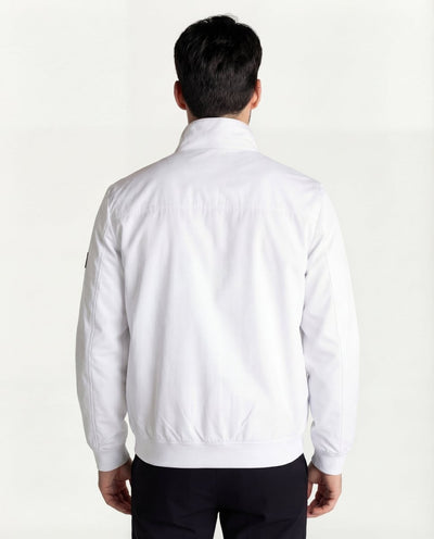 Chaqueta Cortavientos Hombre Blanca - Norva Select