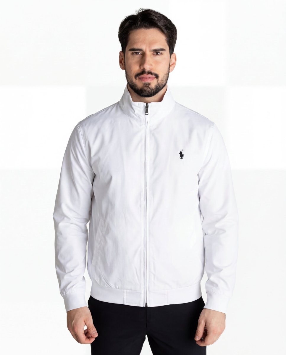 Chaqueta Cortavientos Hombre Blanca - Norva Select