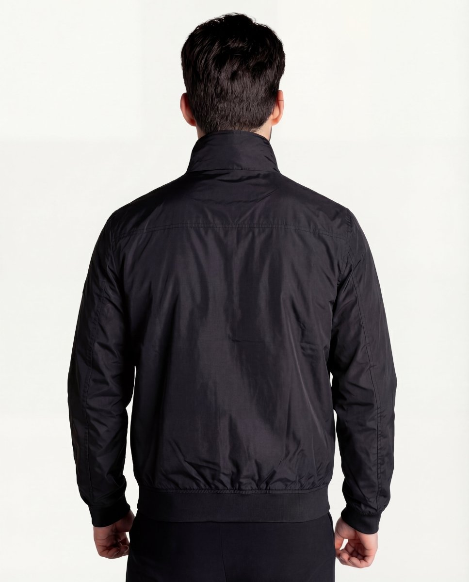 Chaqueta Cortavientos Hombre Negra - Norva Select