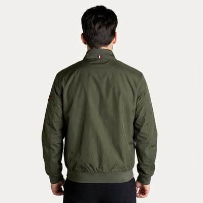 Chaqueta Cortavientos Hombre Verde Militar - Norva Select