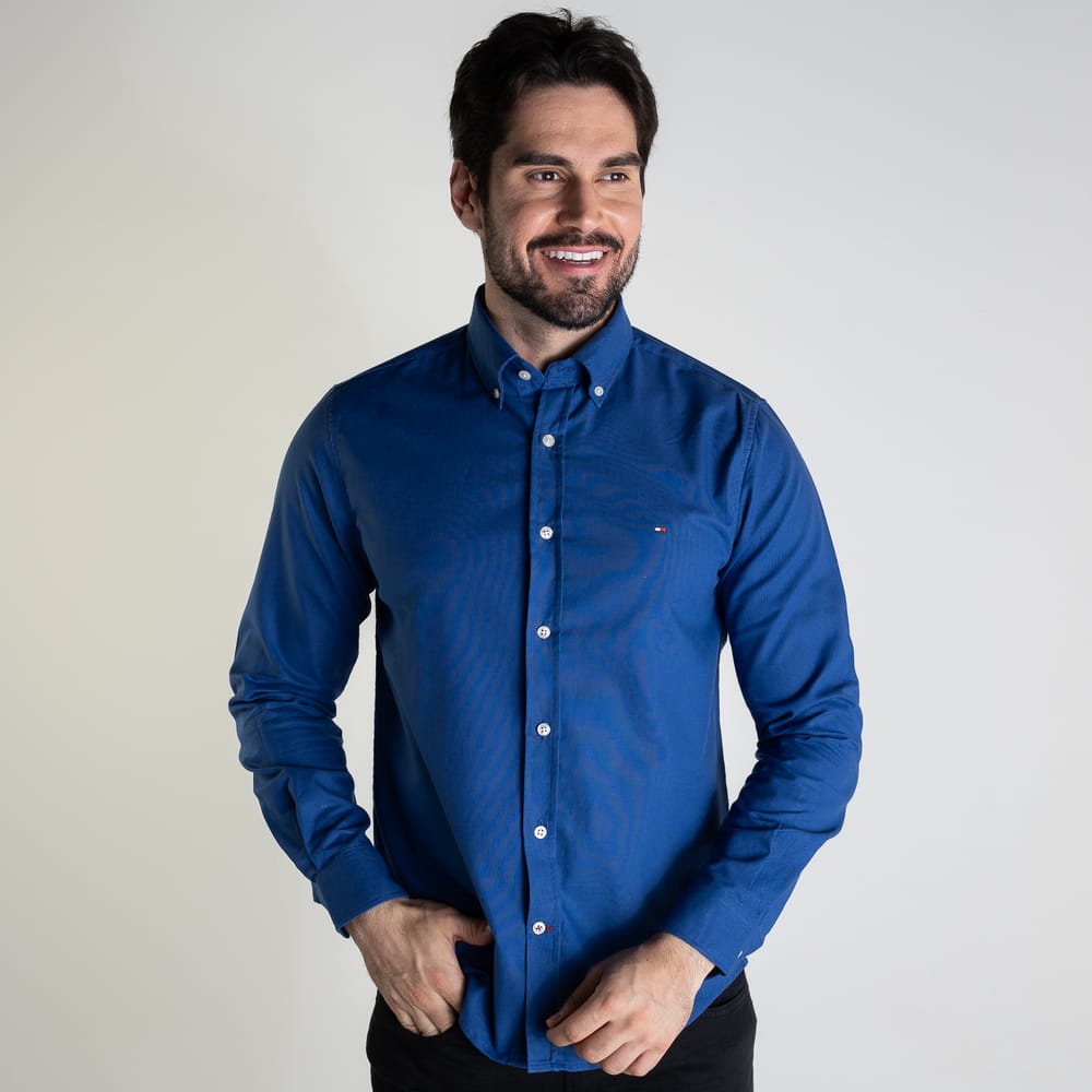Camisa Hombre TM Azul Rey