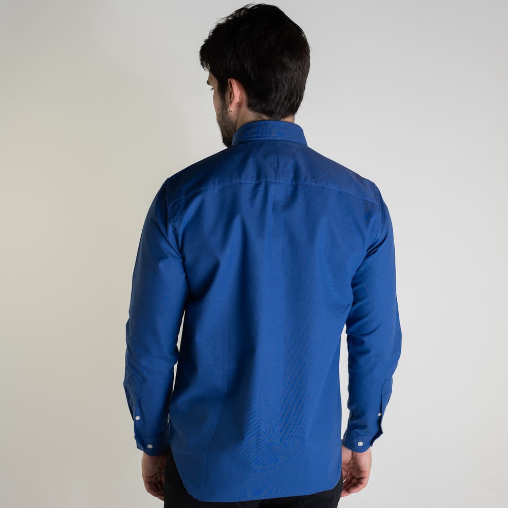 Camisa Hombre TM Azul Rey