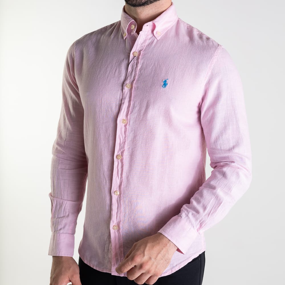Camisa Rosada Lino