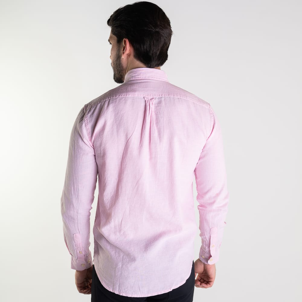 Camisa Rosada Lino