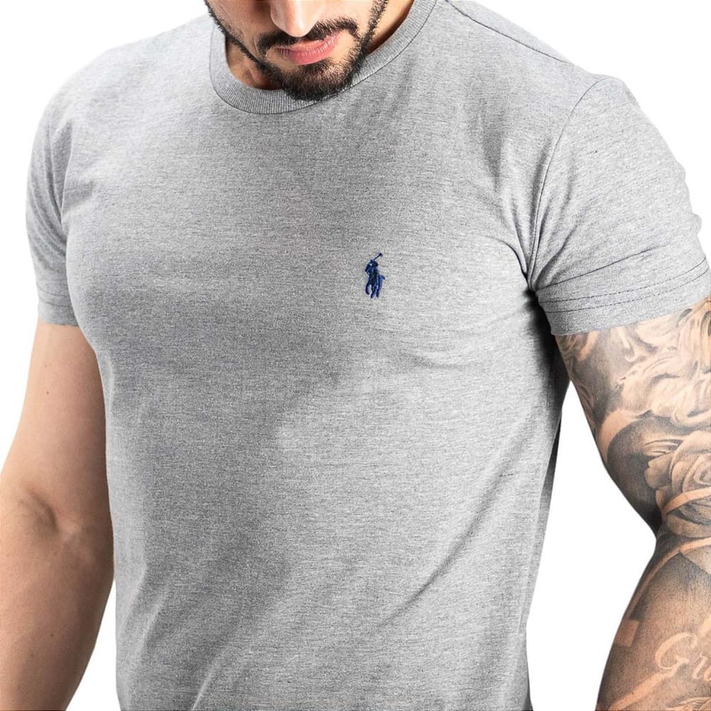 Camiseta Basica Gris Clasica