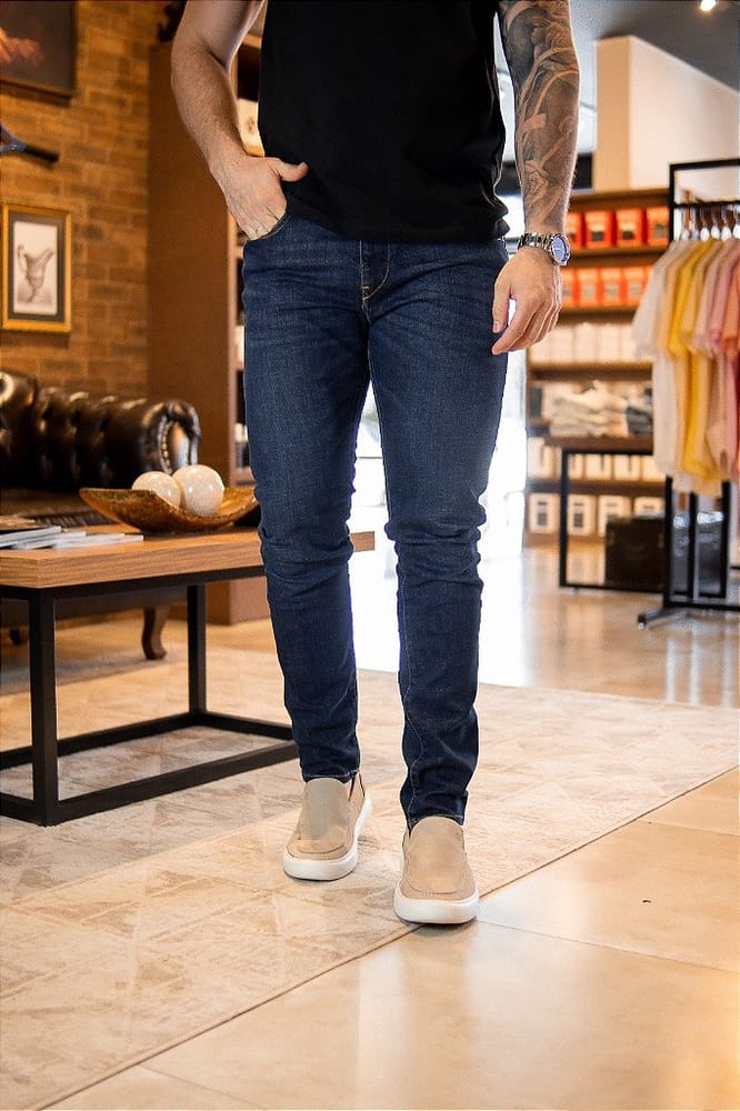 Jean DS D - Strukt Azul Dark - Norva Select