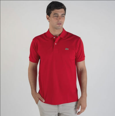 Camiseta Tipo Polo Roja LC