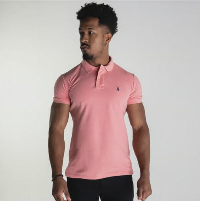 Camiseta Tipo Polo Salmon Clasica