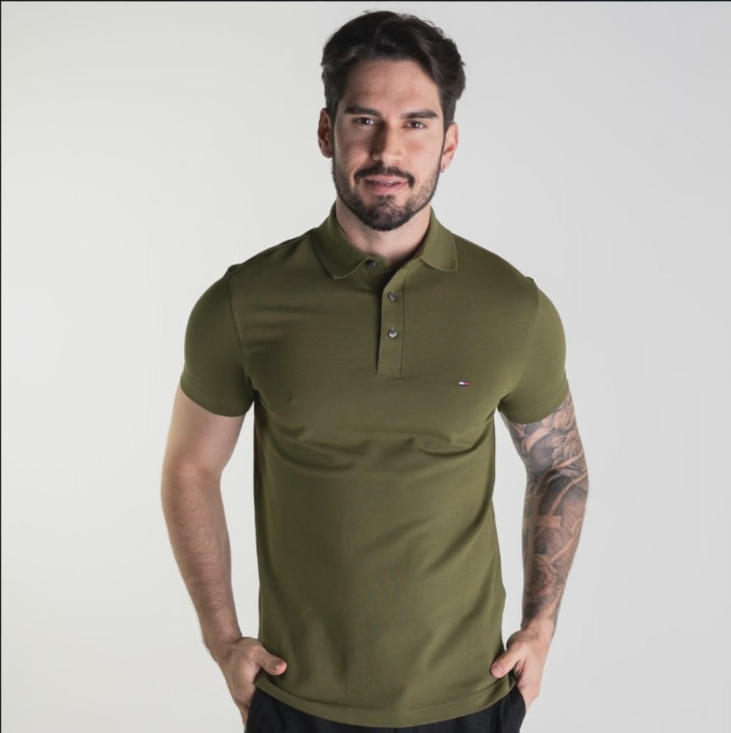 Camiseta Tipo Verde Militar TM
