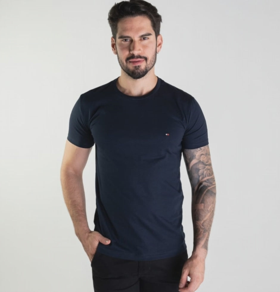 Camiseta Basica Azul Oscuro TM