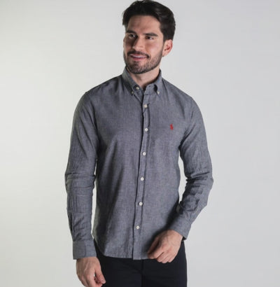 Camisa Negra Lino