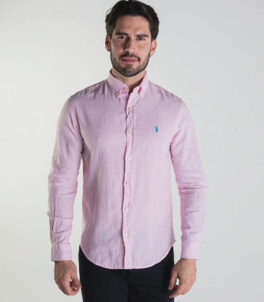 Camisa Rosada Lino