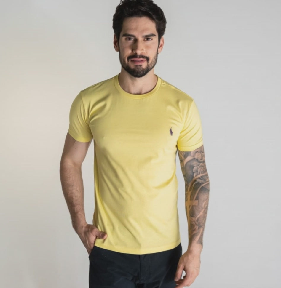 Camiseta Basica Amarilla Clasica