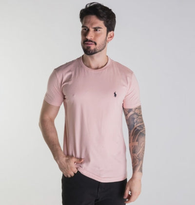 Camiseta Basica Rosada Clasica