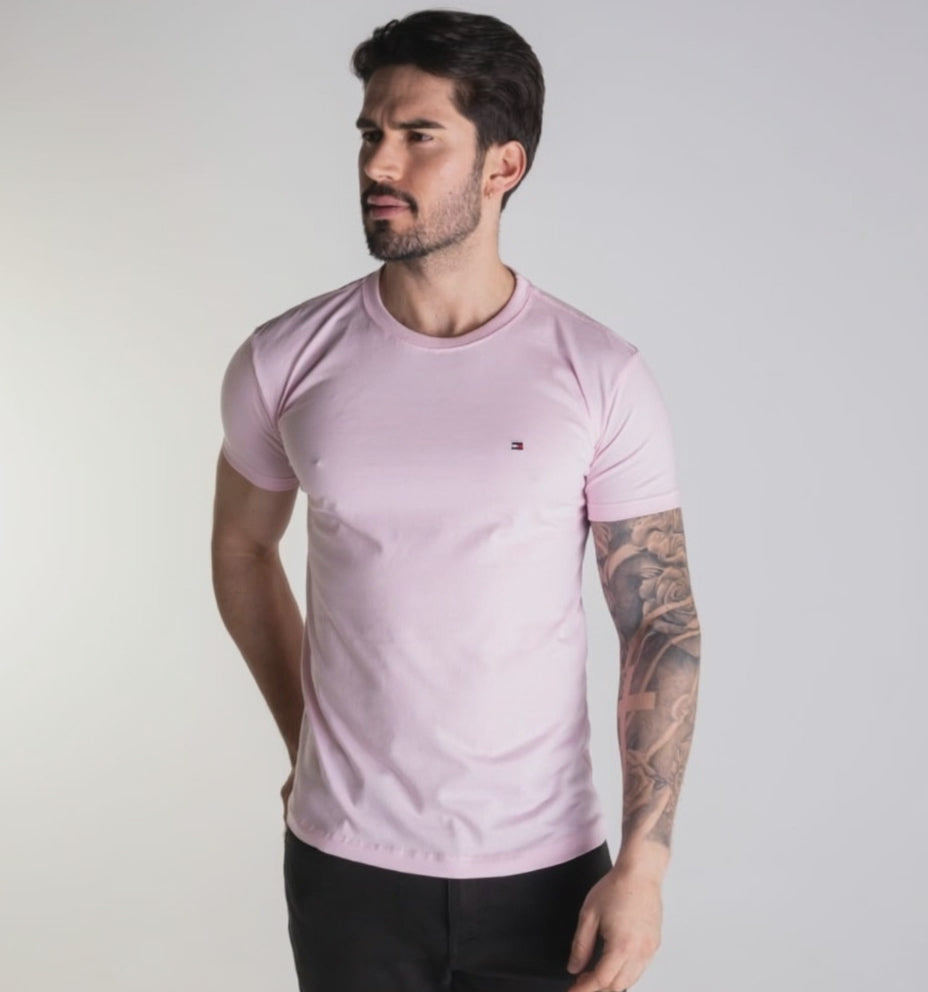Camiseta Basica Rosada TM