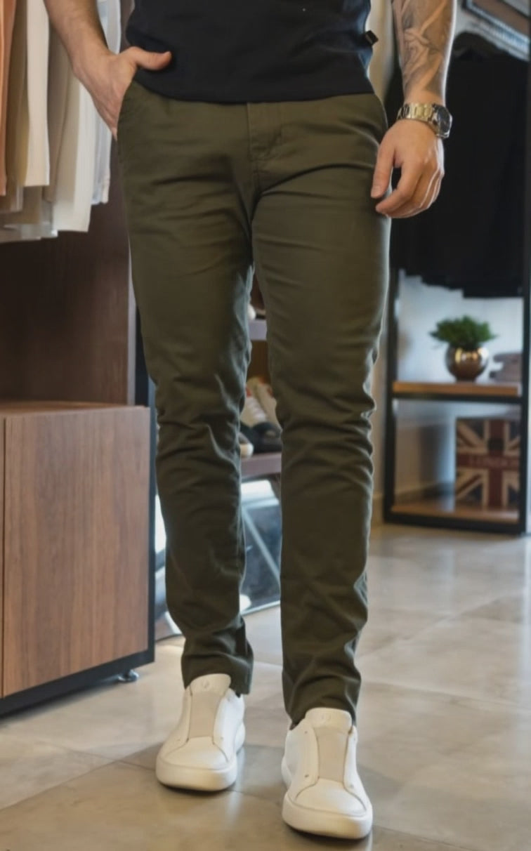 Pantalon Verde Oscuro RL