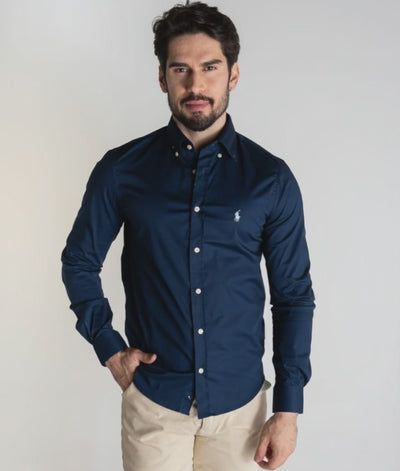 Camisa Azul oscuro Clasica