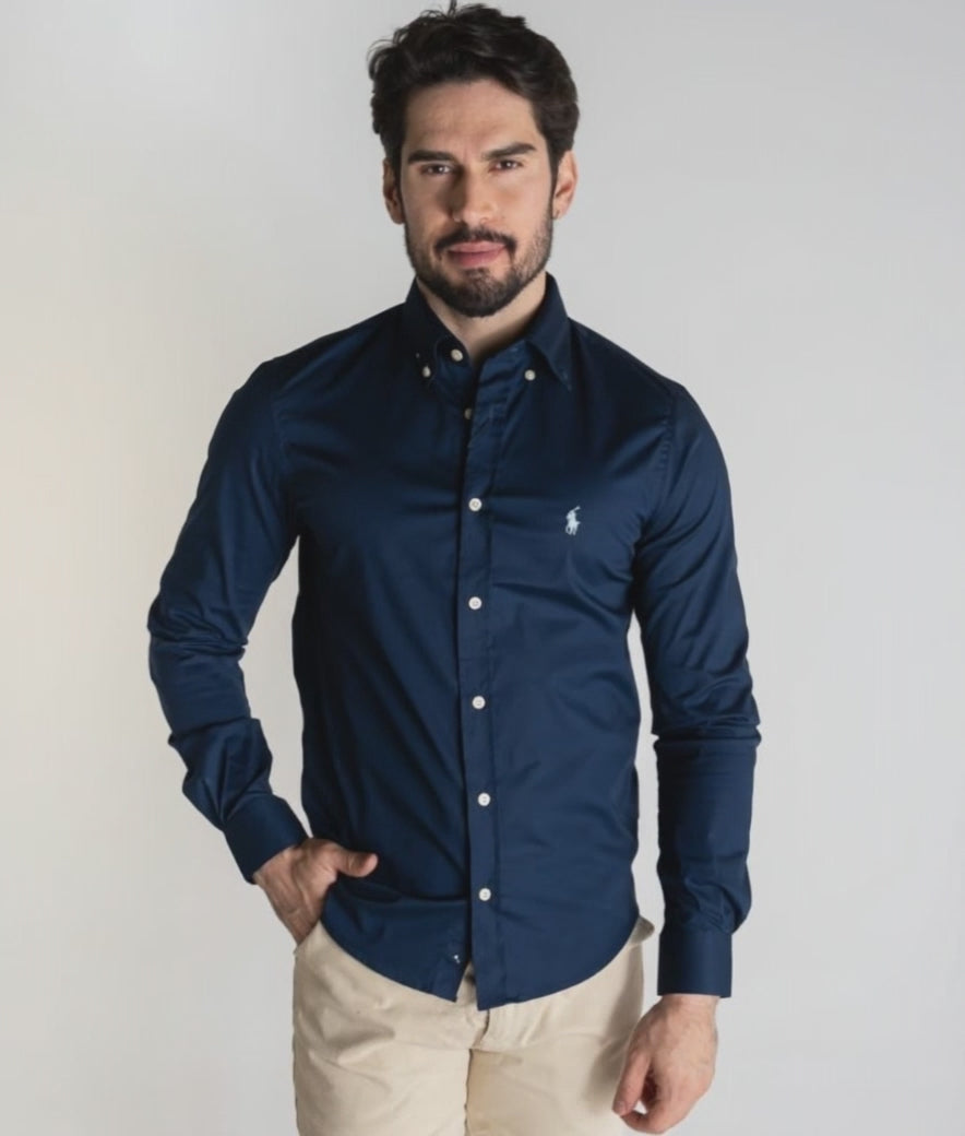 Camisa Azul oscuro Clasica