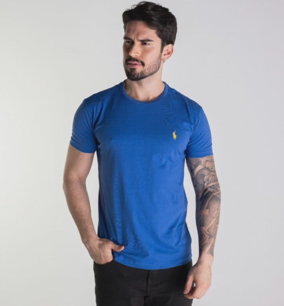 Camiseta Basica Azul rey Clasica