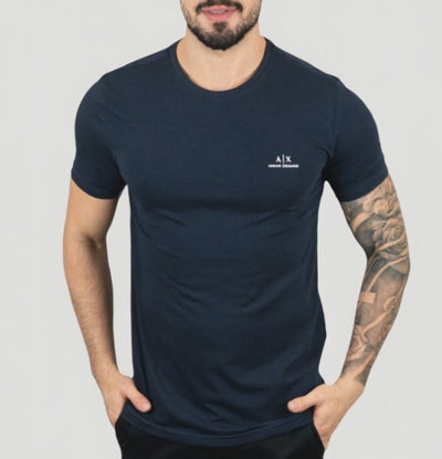 Camiseta Basica Azul Oscuro AIX