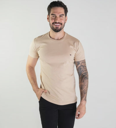 Camiseta Basica Beige TM