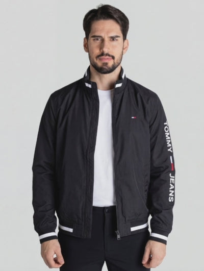 Chaqueta Cortavientos Hombre Denni Negra